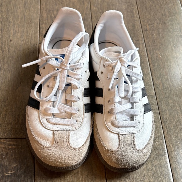 Adidas Samba White and Black kids sneakers - Picture 3 of 10